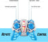 RC Stunt Car, Blue: Gesture Remote Control, Lights, Music, 360° Flips, Tail Spray - Exciting Hand-Controlled Gift for 8-12 Year-olds on Birthdays, Holidays, Christmas